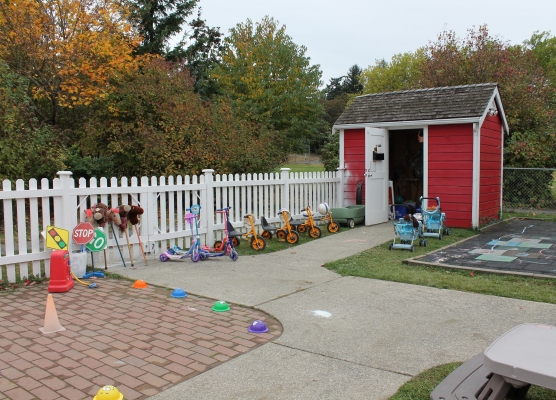 outside toy shed